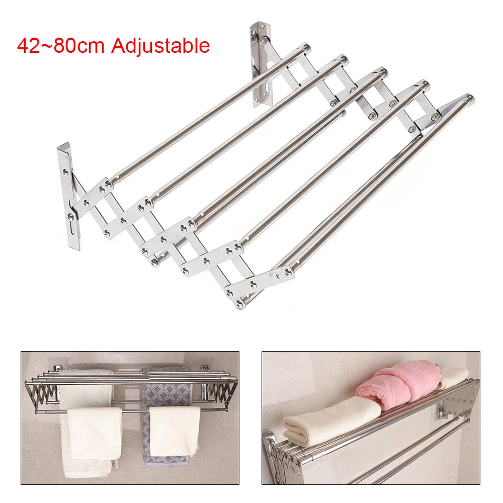 Stainless Steel Wall Mounted Laundry Drying Rack