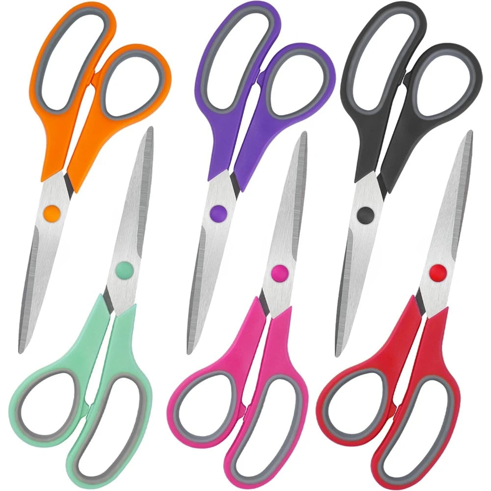 8" Scissors All Purpose (6 Pack)