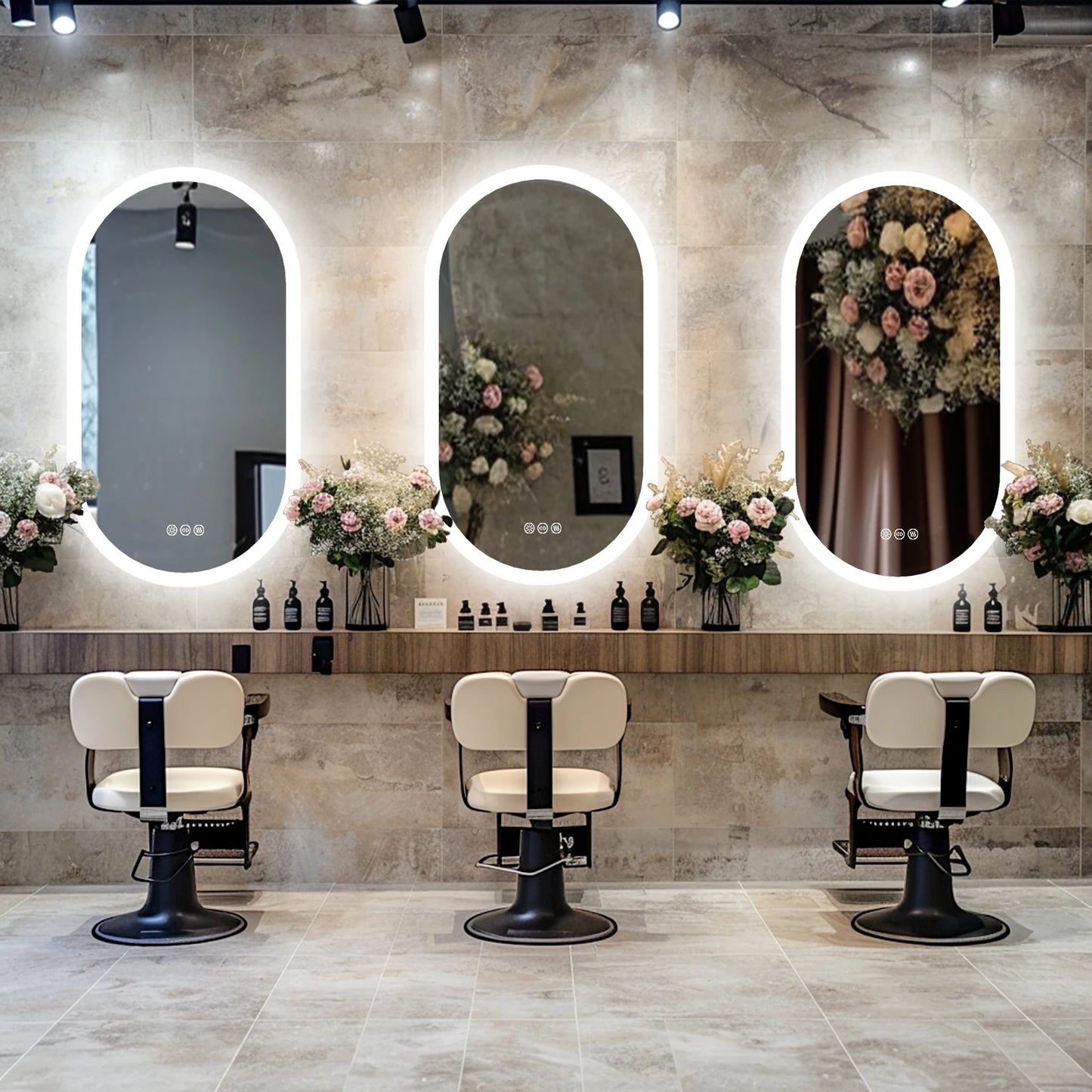 Oval LED Bathroom Mirror