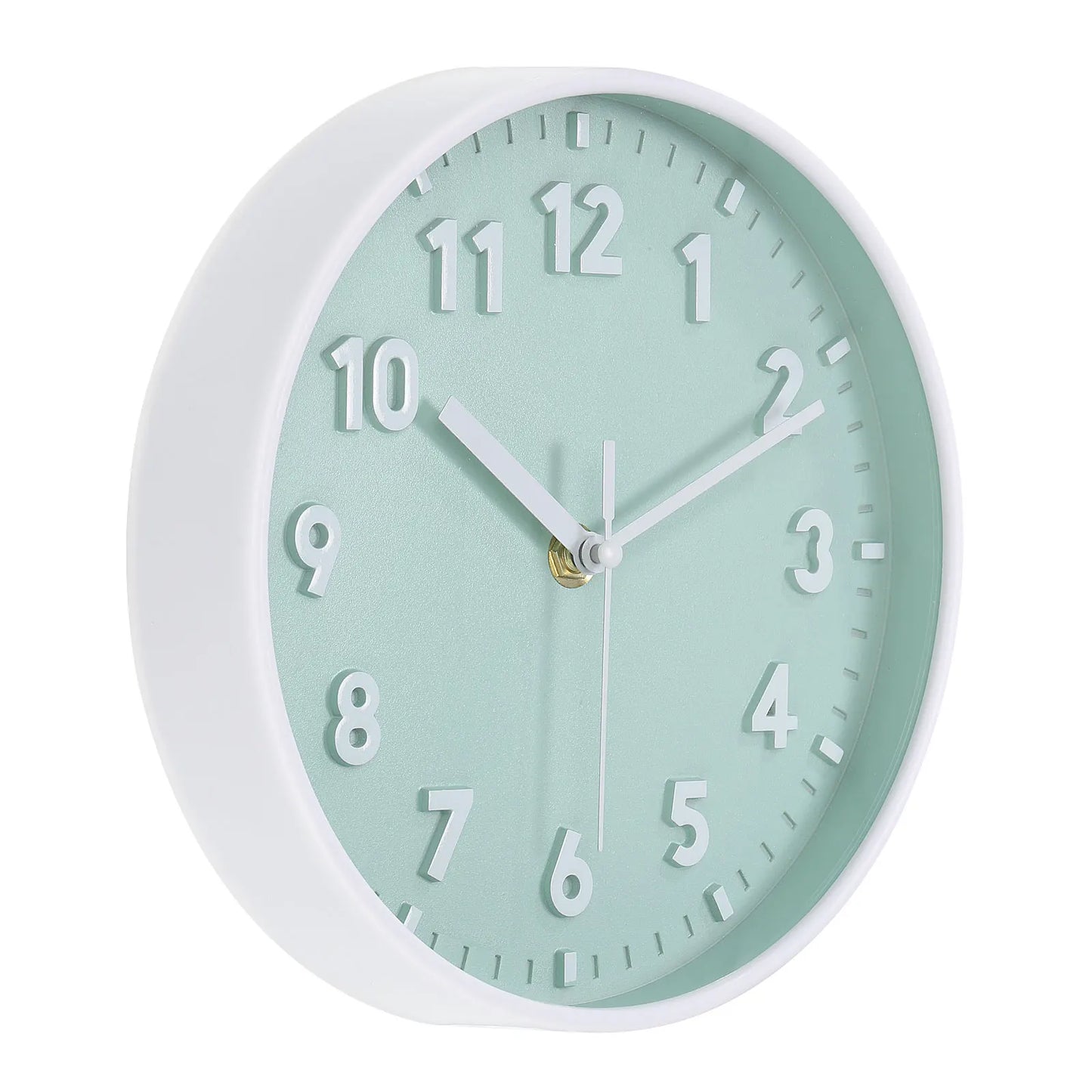 8 Inch Wall Clock With 3D Numbers
