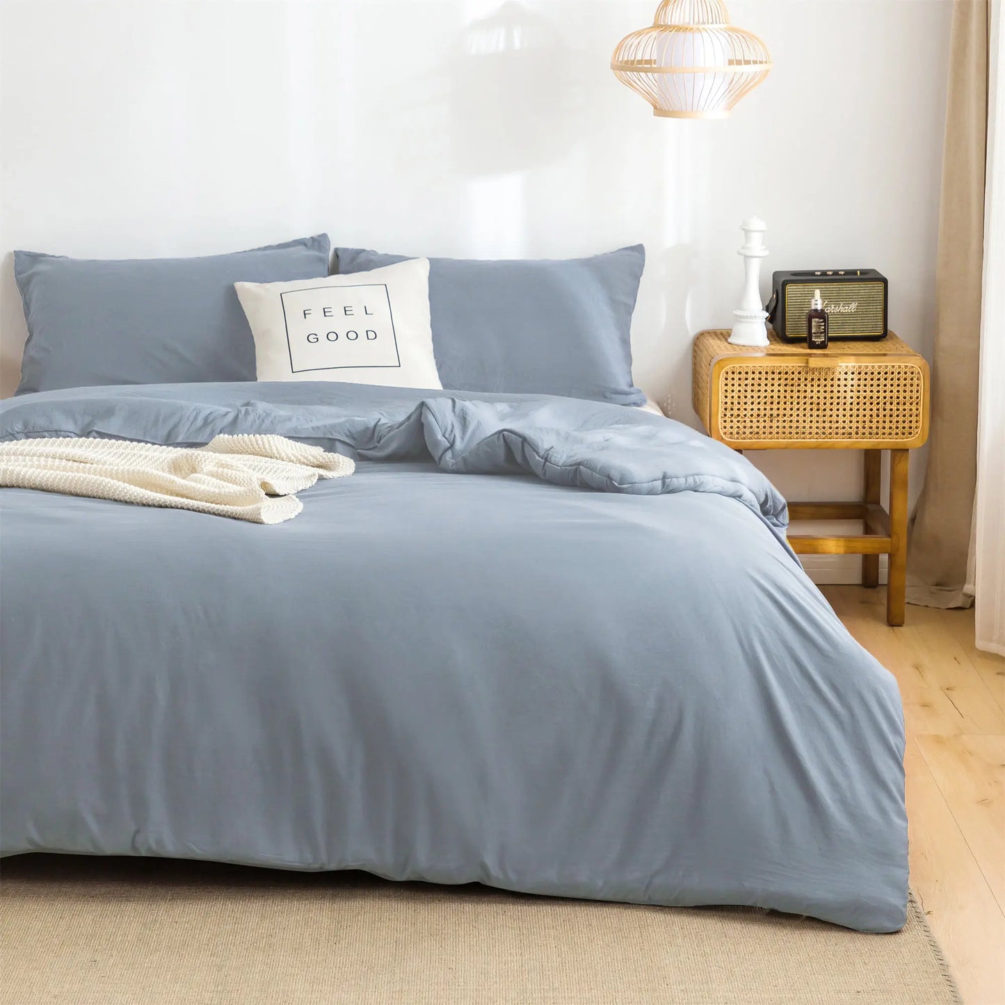 Soft Reversible Washable Luxury Bedding Comforter Set