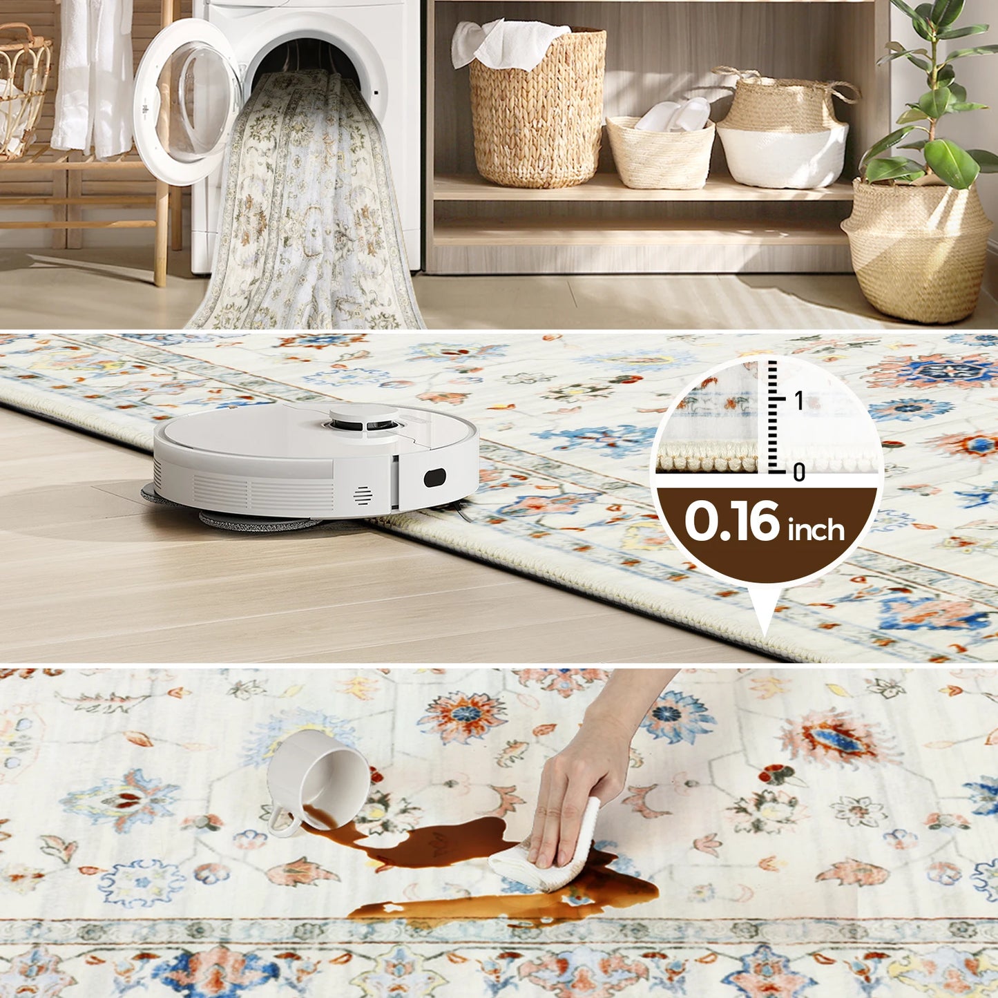 Luxury High-End Camel-Colored Carpet