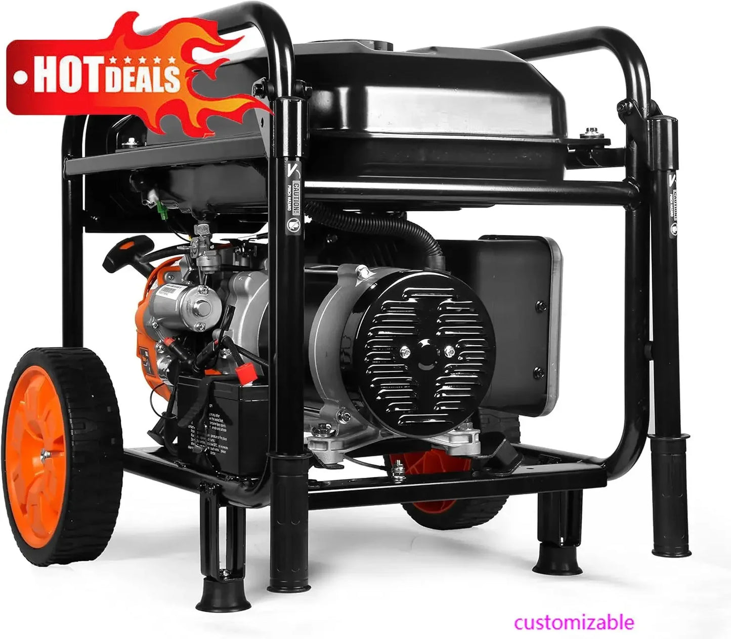 5600W Portable Generator with Electric Start, RV Ready & CO Shutdown Sensor