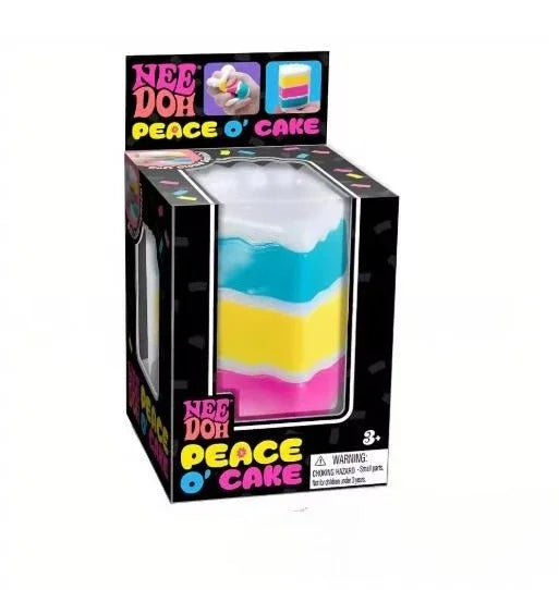NeeDoh PEACE O' CAKE Squishy Toy