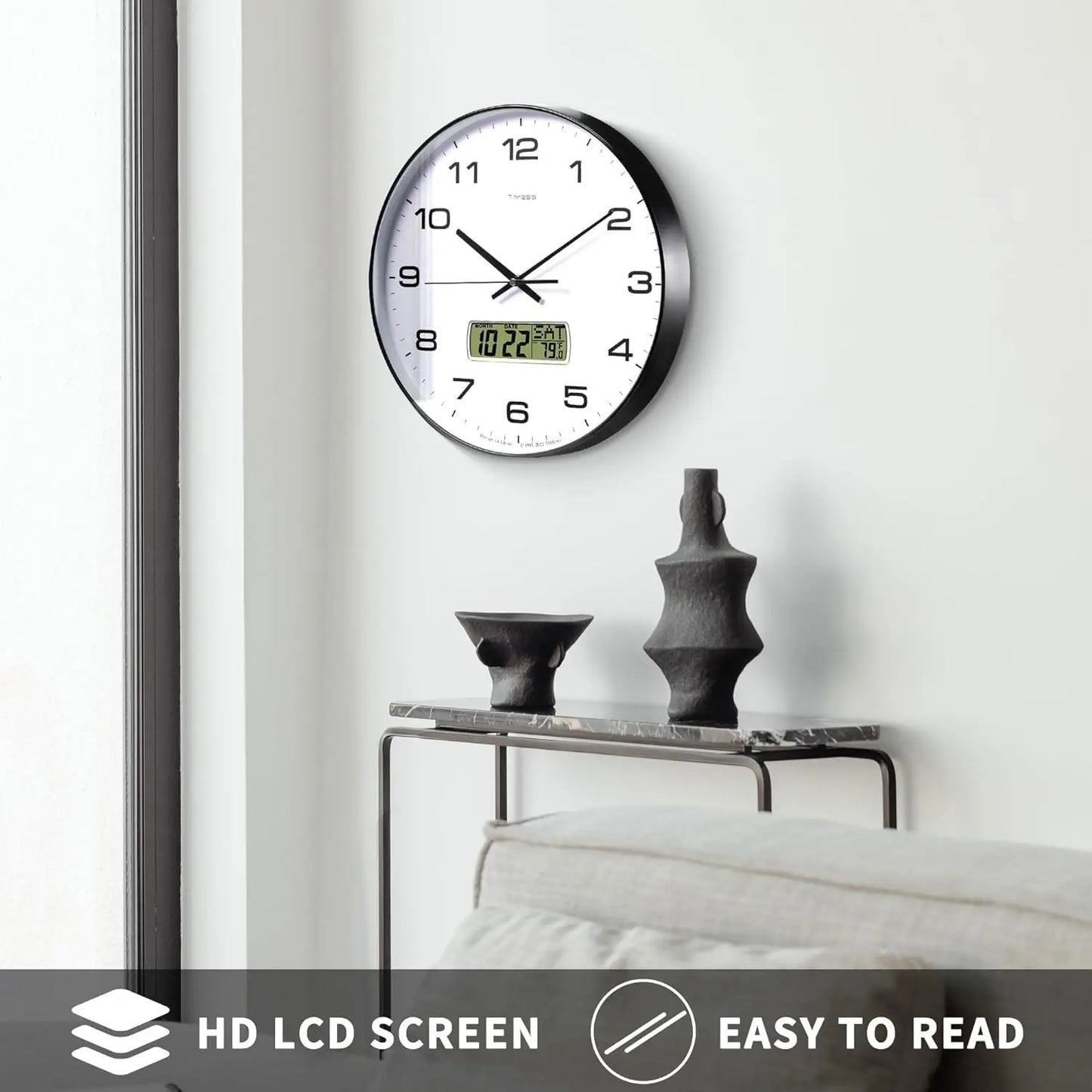 Modern Multifunction Wall Clock
