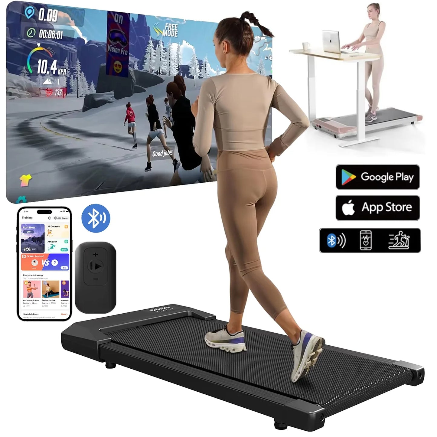 Home Treadmill – 2.5HP Walking & Running Machine