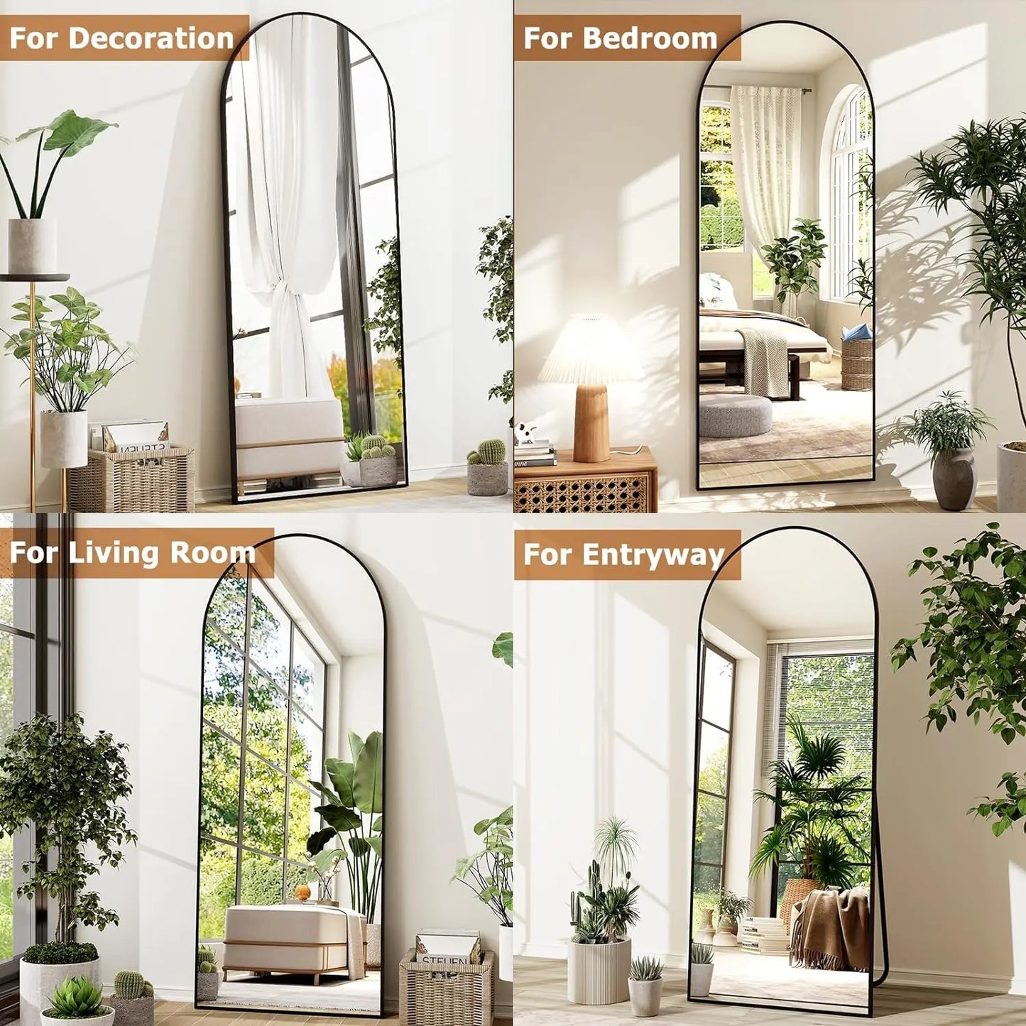Arched Full Length Body Mirror