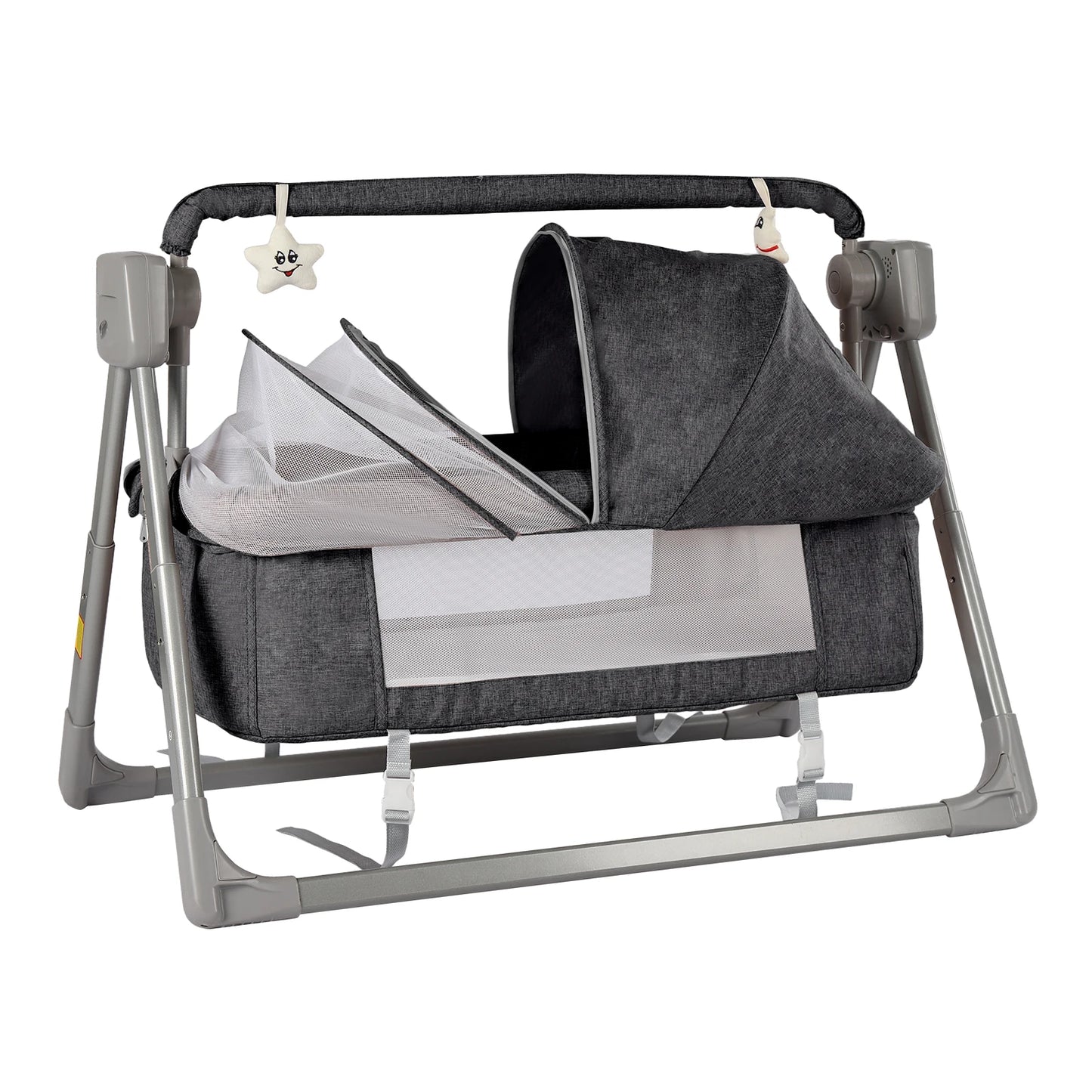 Automatic Rocking Recliner Crib Basket With Music