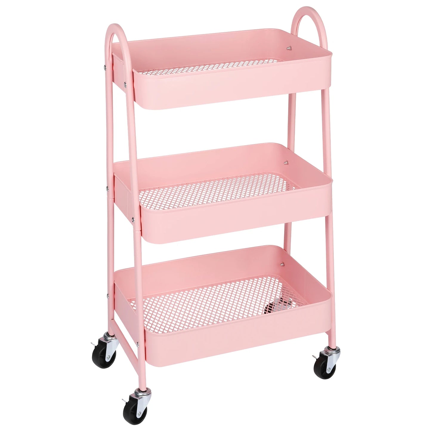 3-Tier Metal Storage Kitchen Cart