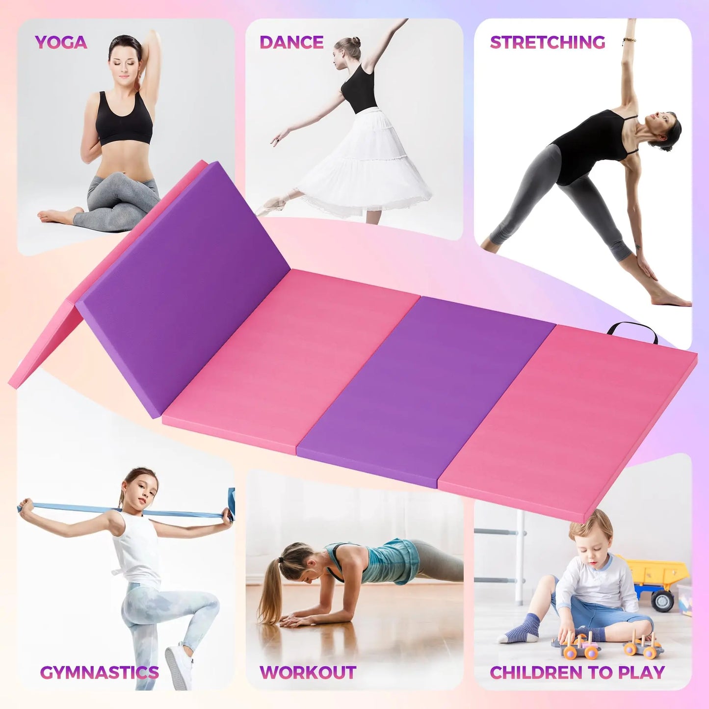 Portable Folding Floor Exercise Pad