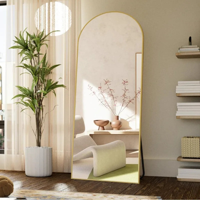 Arched Full Body Floor Standing Mirror
