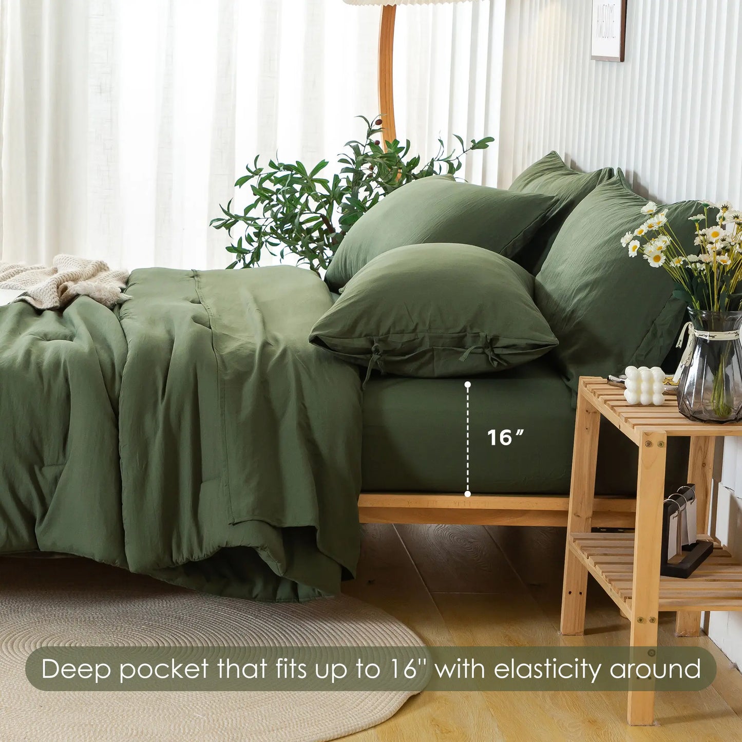 Ultra-Soft Bed Sets With Comforter And Sheets