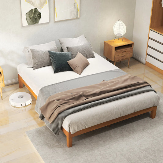 Solid Pine Wood Bed Frame – Strong, Stylish & Built to Last