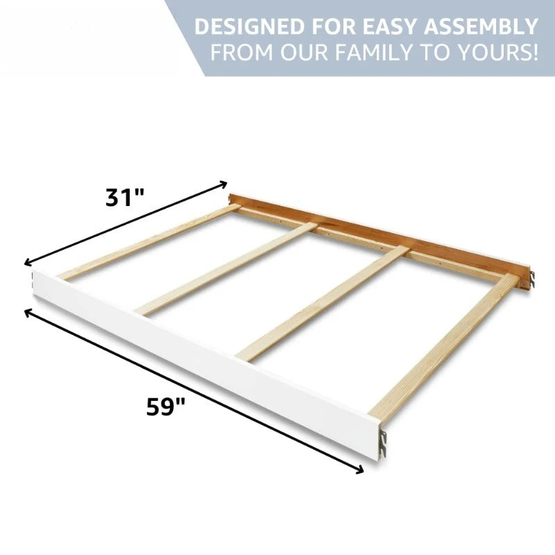 Converts Crib to Toddler and Full-Size Bed