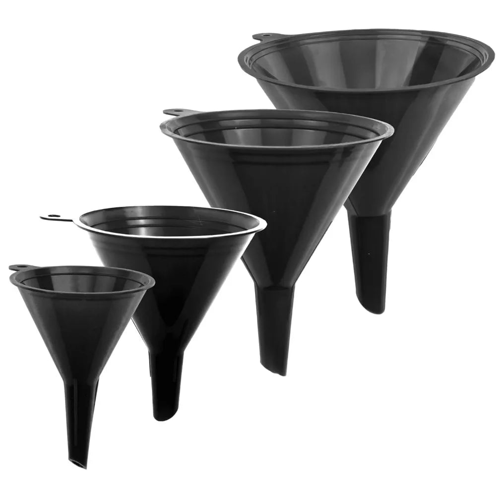 Durable, Non-Toxic, Food-Grade Plastic Funnel Set