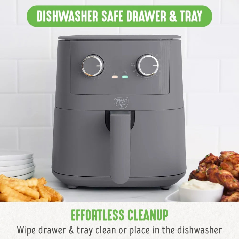 4.5QT Air Fryer Nonstick Ceramic Kitchen Appliance