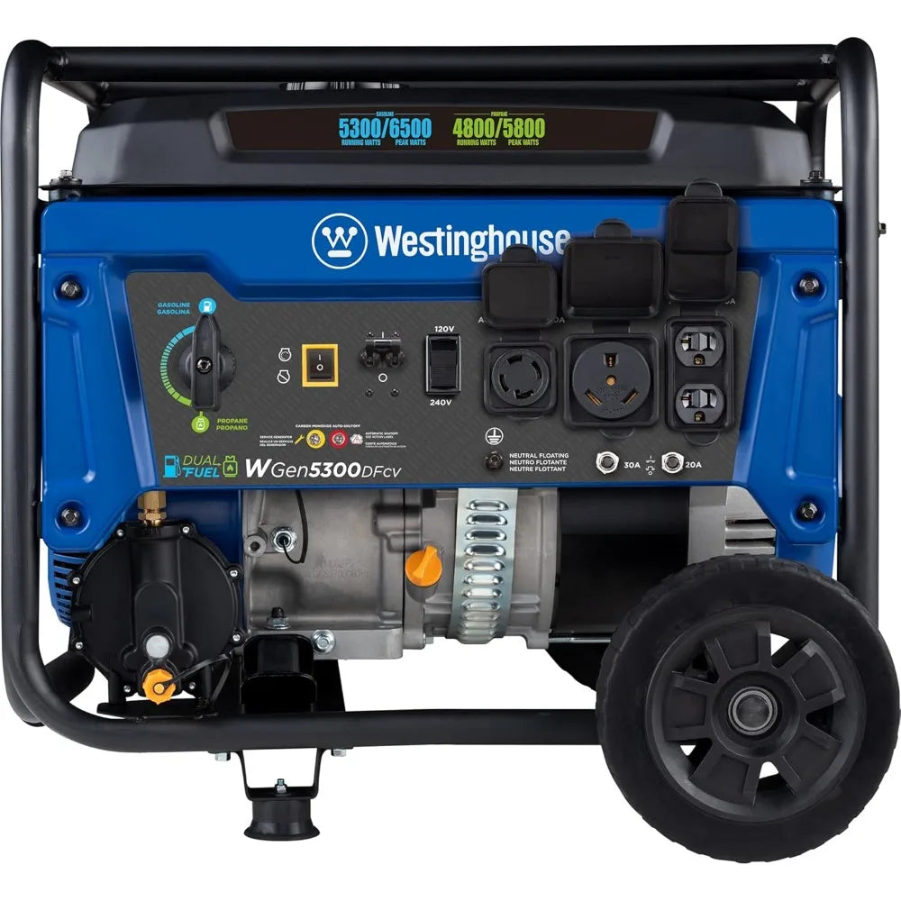 Westinghouse 6600-Watt Dual Fuel Portable Generator