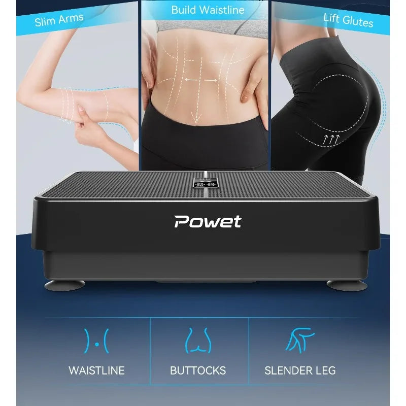 POWET Vibration Plate Exercise Machine For Weight Loss