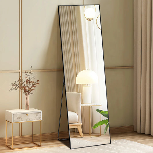 JHK Full-Body Hanging, Leaning Wall-Mounted Mirrors