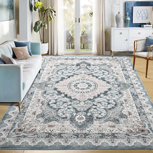 Non-Slip Beautiful Vintage Area Rugs