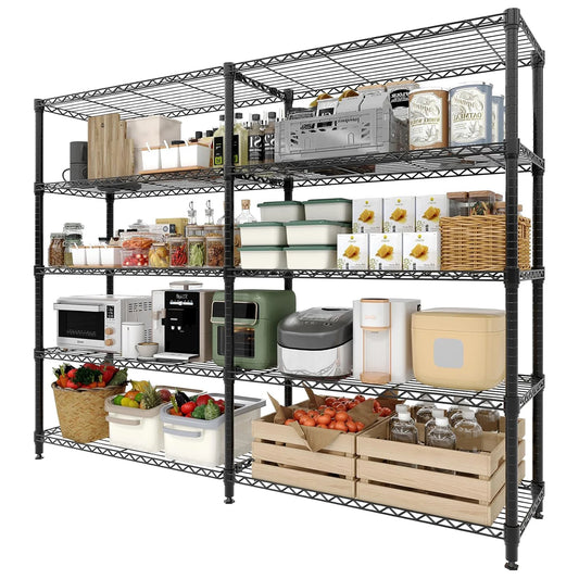Heavy-Duty Metal Storage Shelving Unit