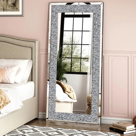 Diamond Decorative Full Length Mirror