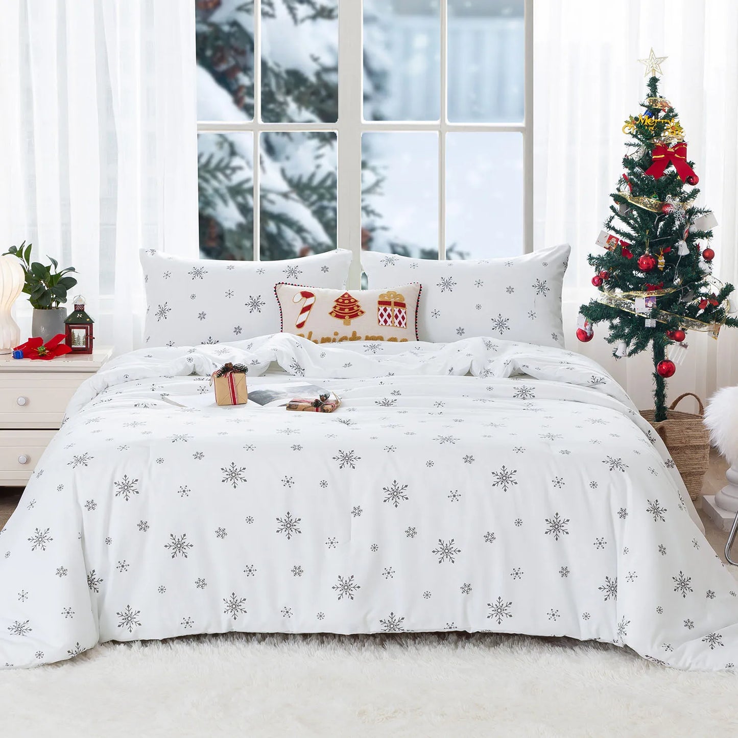 Soft PolyCotton Comforter, Christmas Theme