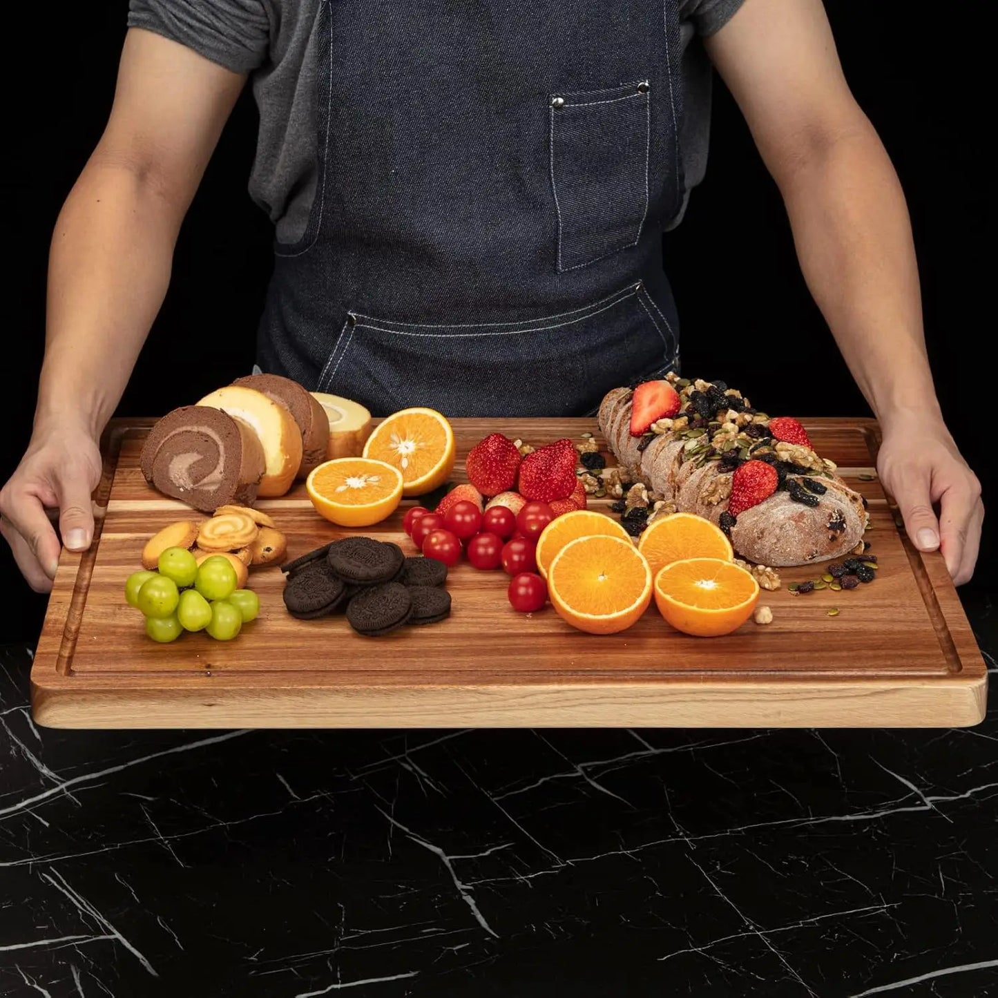 Thick Butcher Block Chopping Board