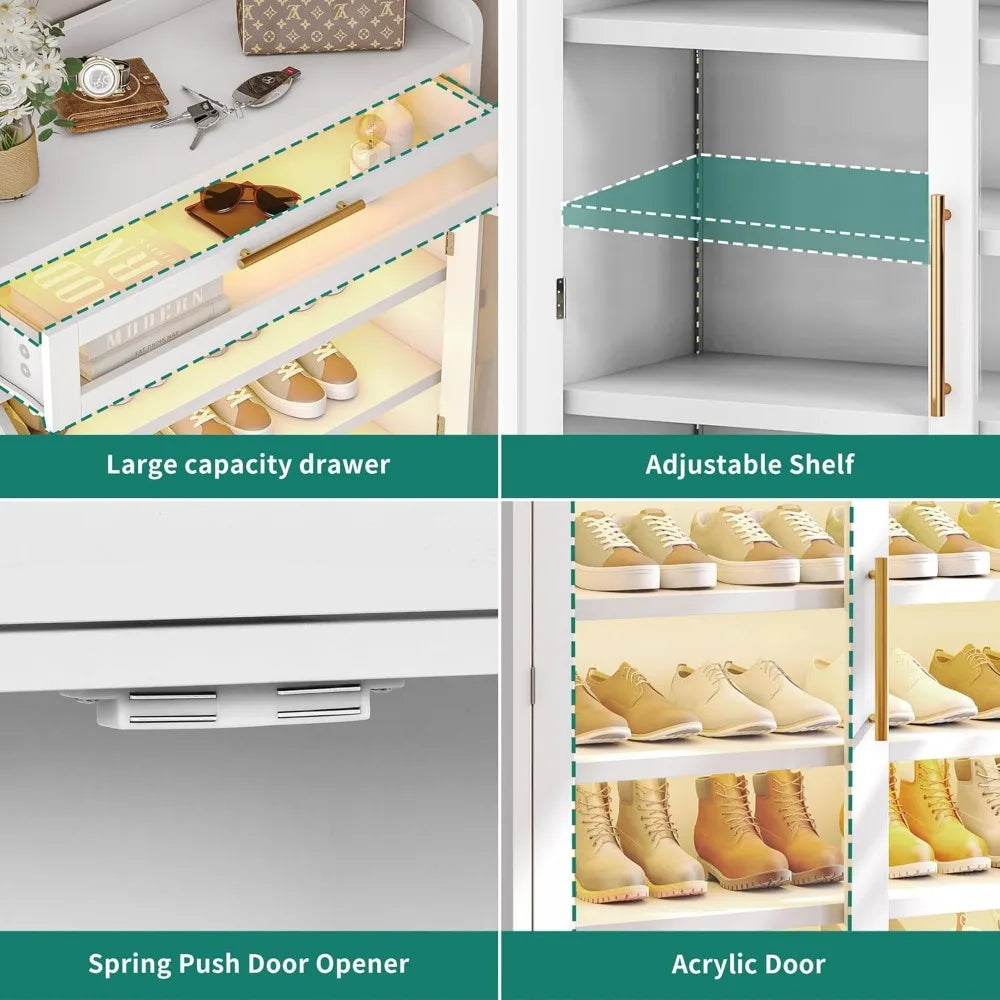 Modern Shoe Storage Acrylic