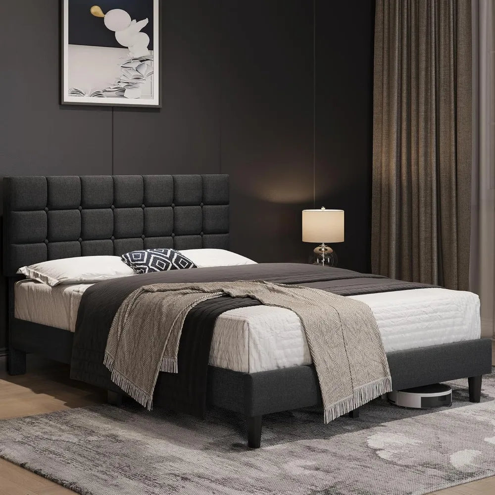 Upholstered Queen Bed Frame