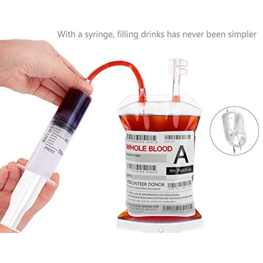 Halloween Blood Bags For Drinks