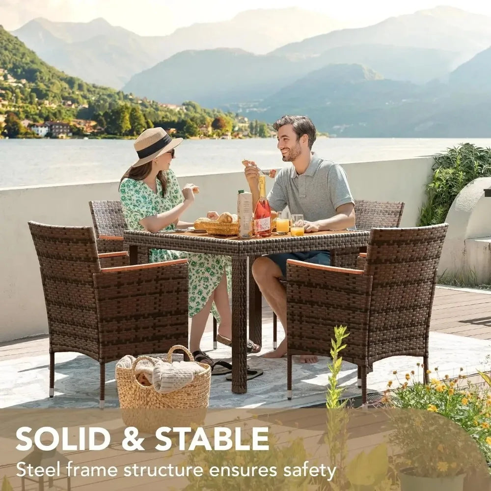 Patio Dining Table And Chairs For Backyard