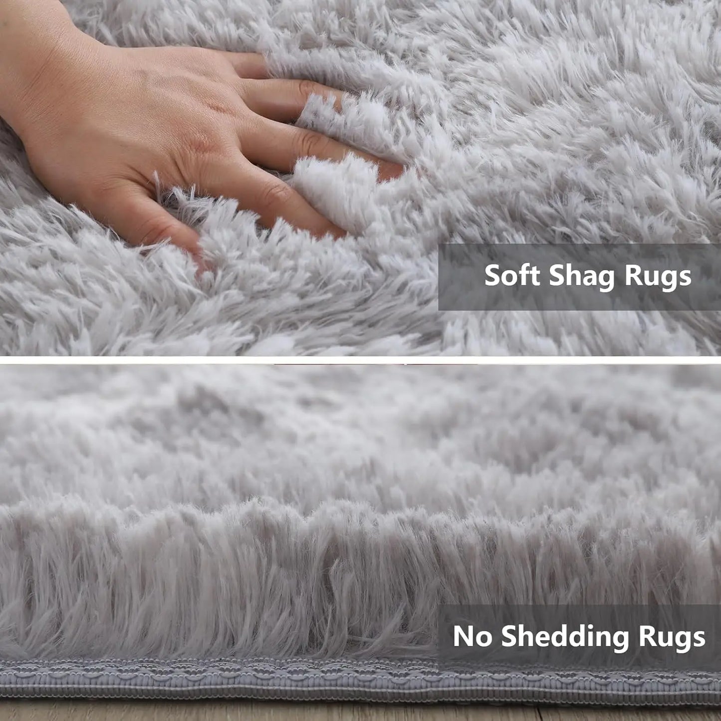 Fluffy Shag Area Rug – 8×10