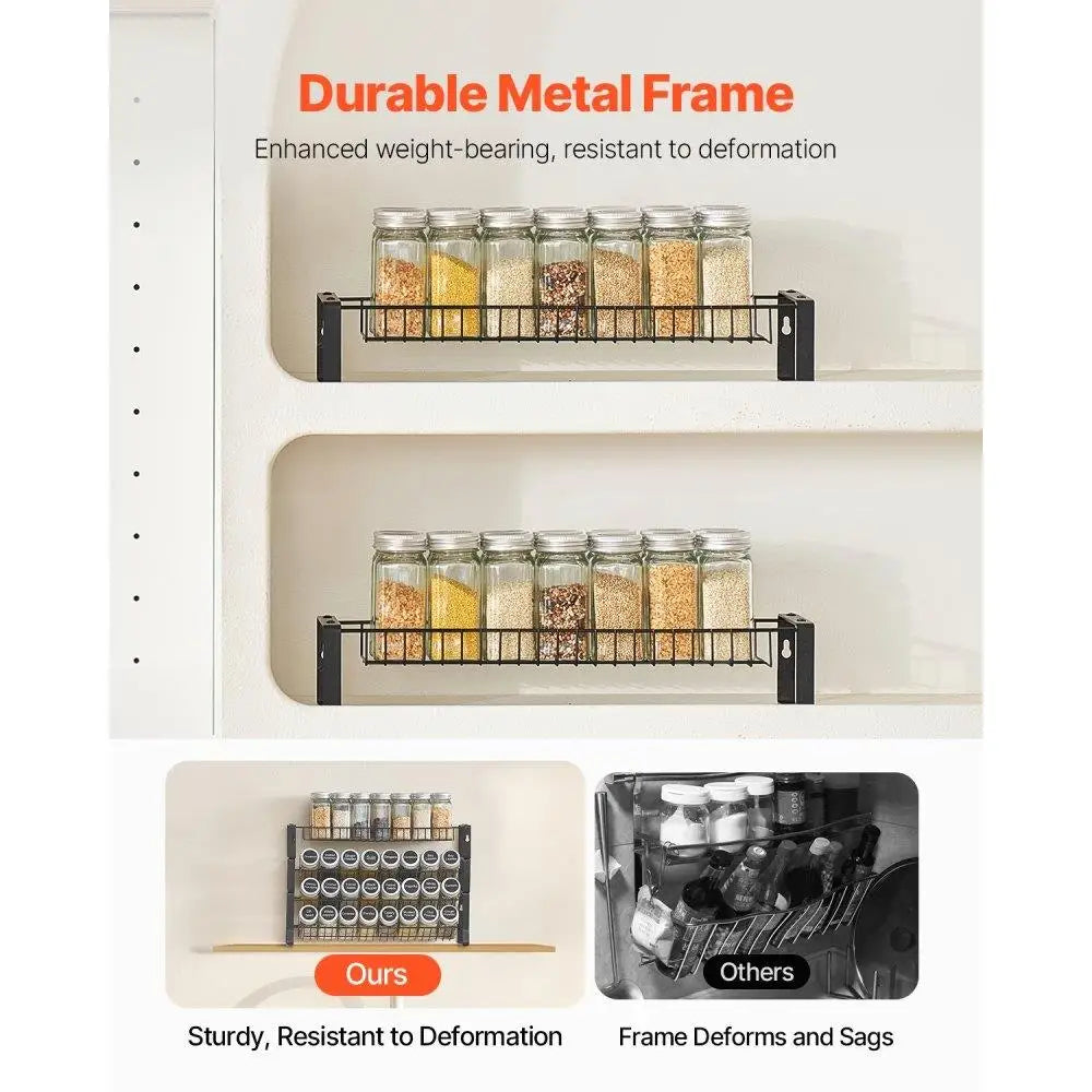 Spice Rack Organizer For Kitchen Countertop Seasoning