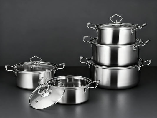 15-Piece Stainless Steel Cookware Set