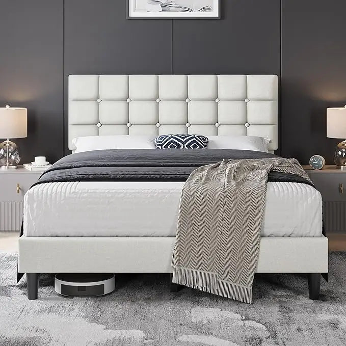 Upholstered Queen Bed Frame