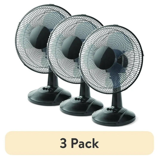 3 Pack Oscillating Table Fan