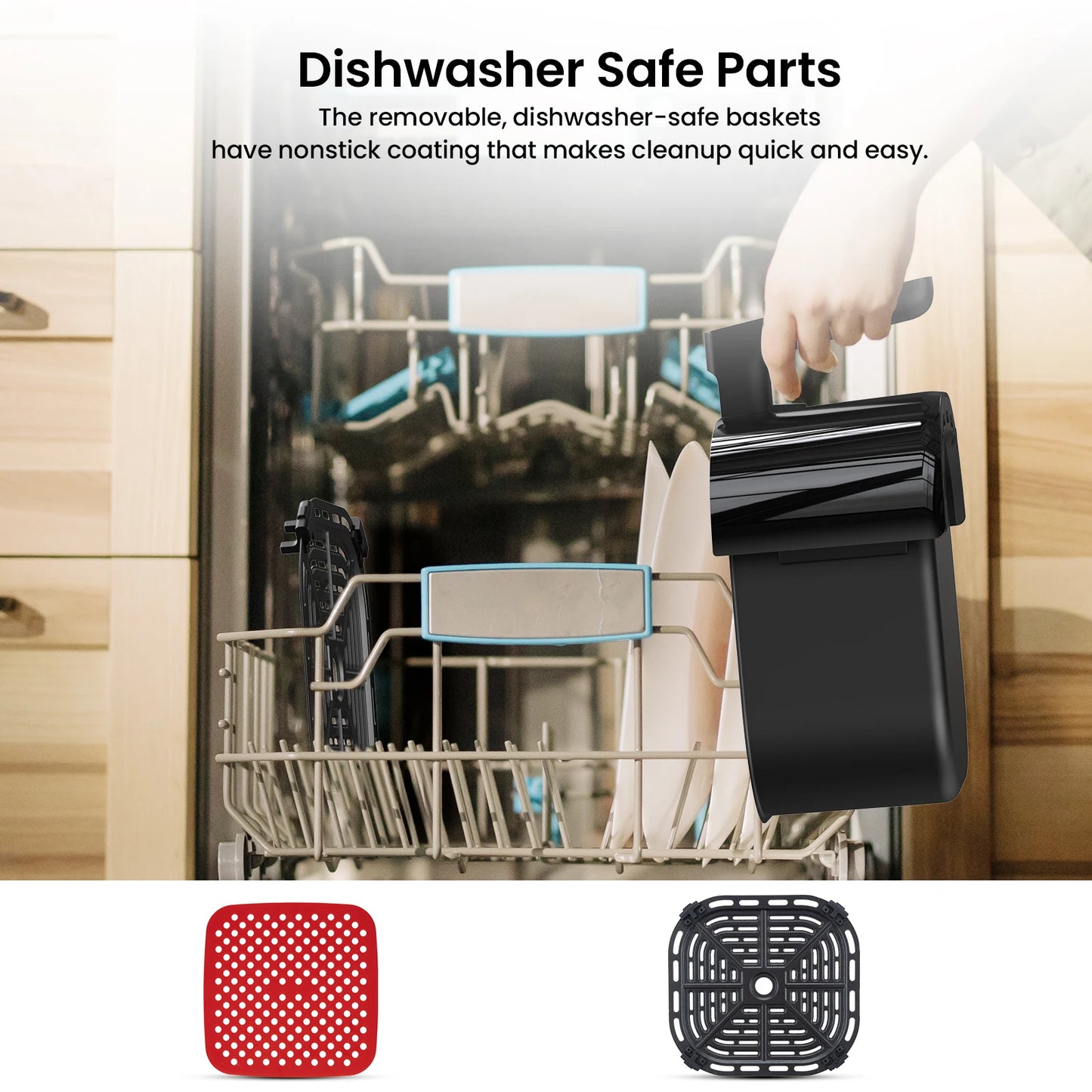 5-Quart Digital Display Air Fryer Toaster Oven Combo