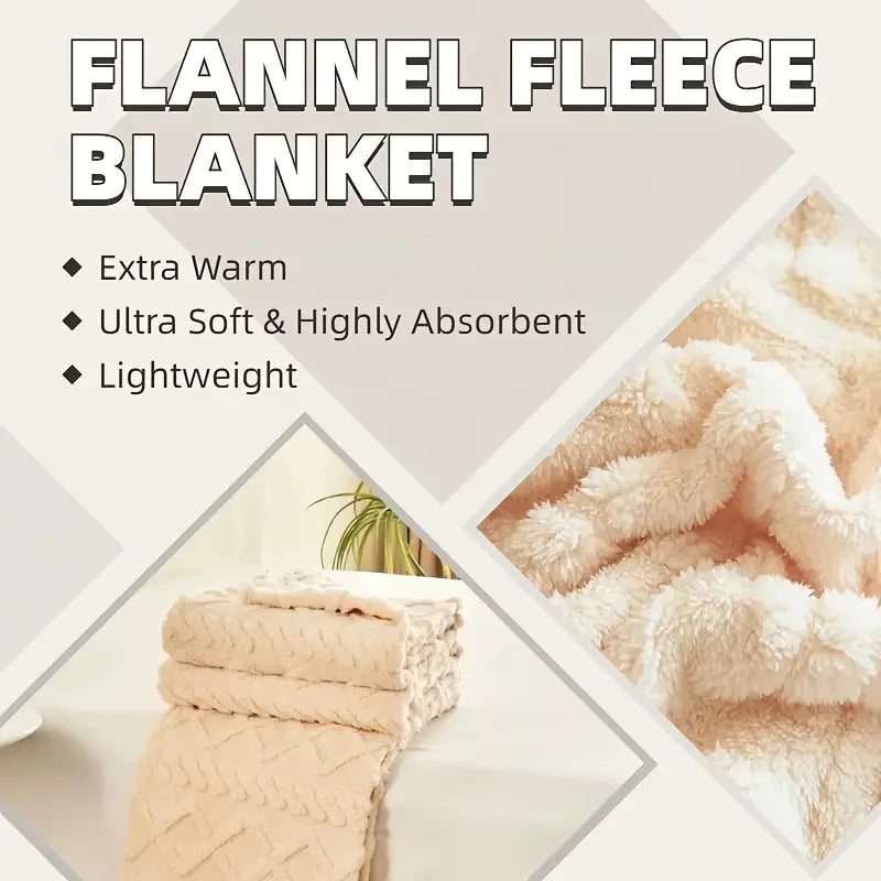 Ultra-Soft 3D Plush Luxury Fleece Blanket