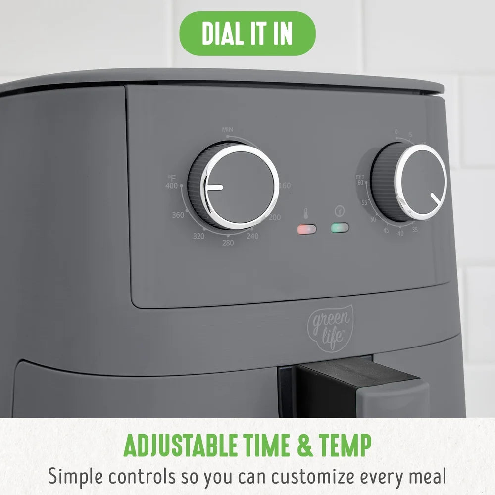 4.5QT Air Fryer Nonstick Ceramic Kitchen Appliance