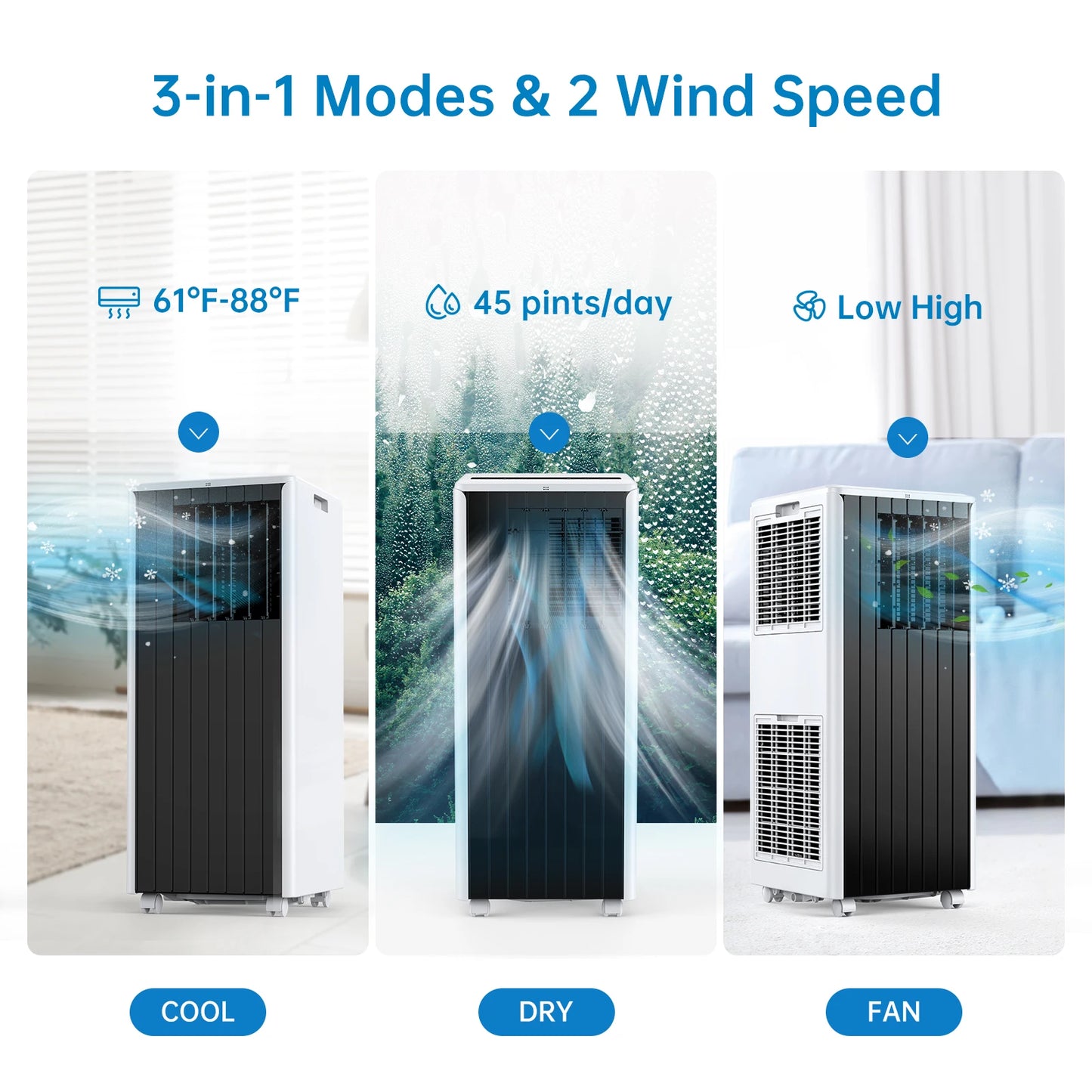 🍃 8000BTU Portable Air Conditioners