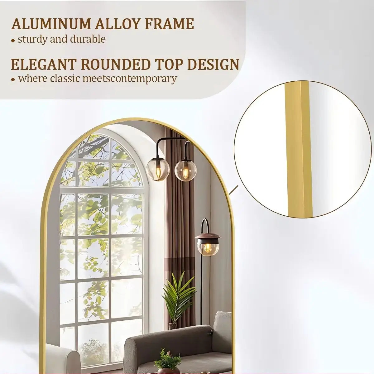 Arched Full Length Mirror