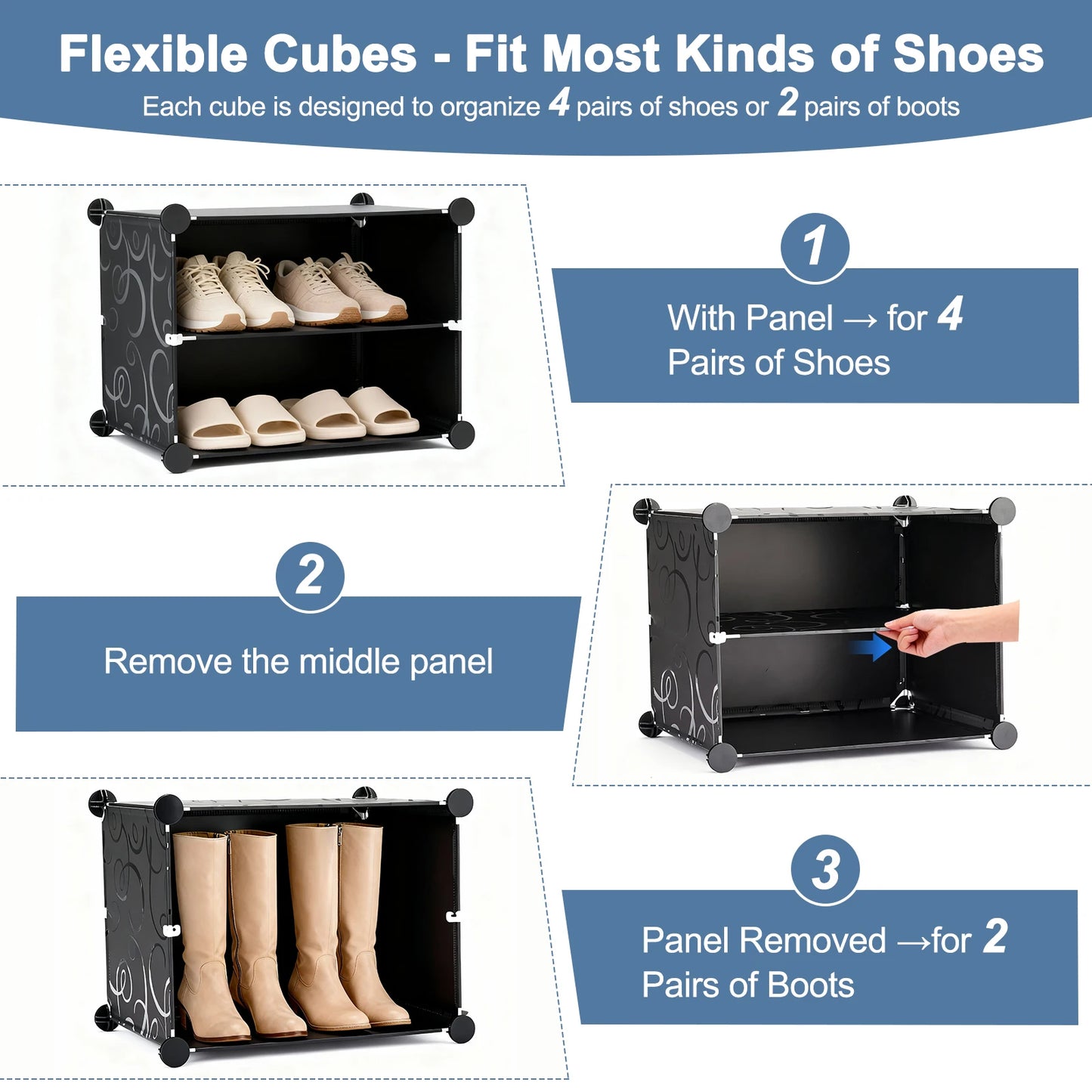 8-Tier Shoe Storage Cabinet