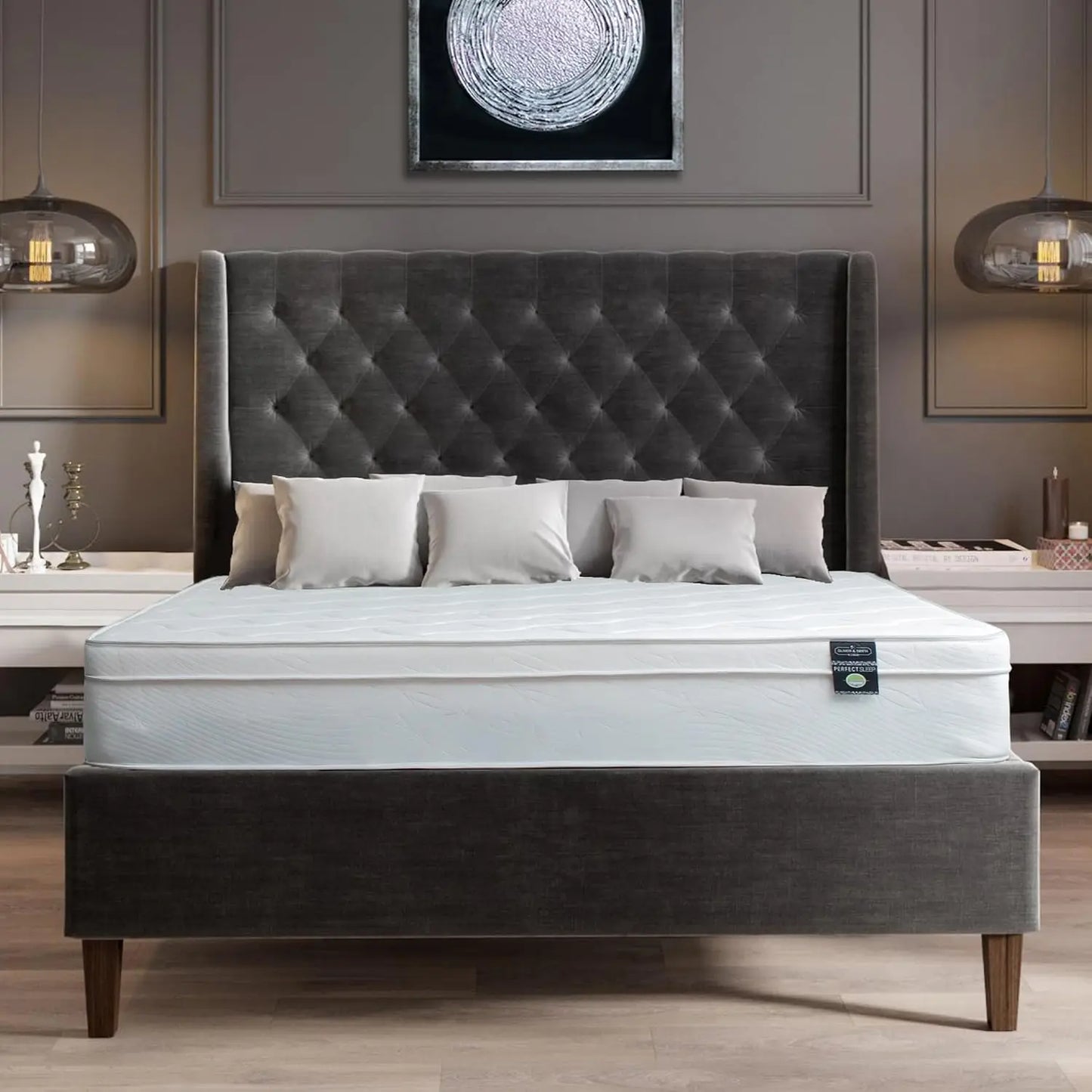 8 Inch Hybrid Full Size Mattress - Eco-Friendly