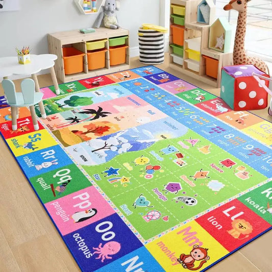 Educational & Fun Carpet, Colorful