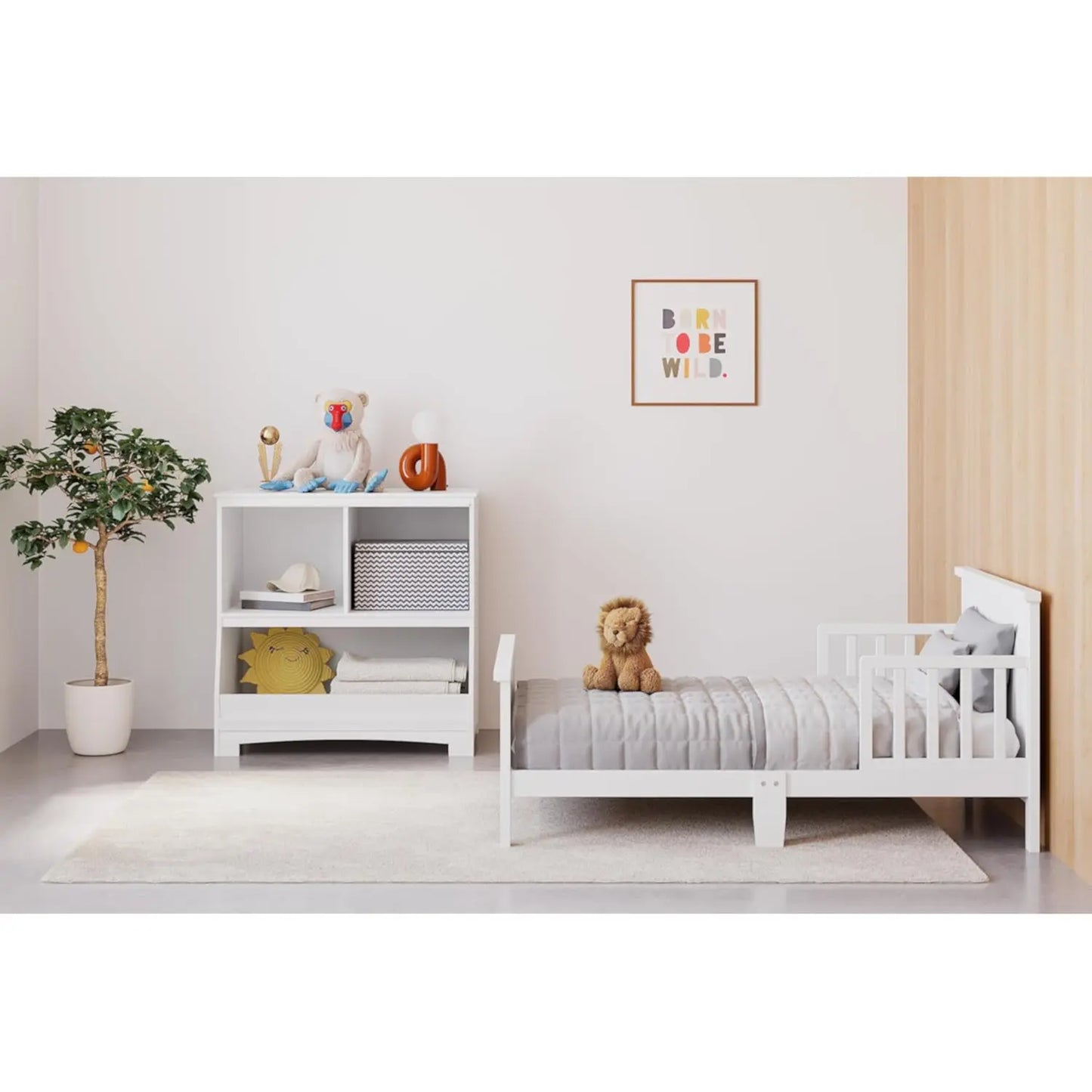 White Toddler Bed- GREENGUARD Gold Certified