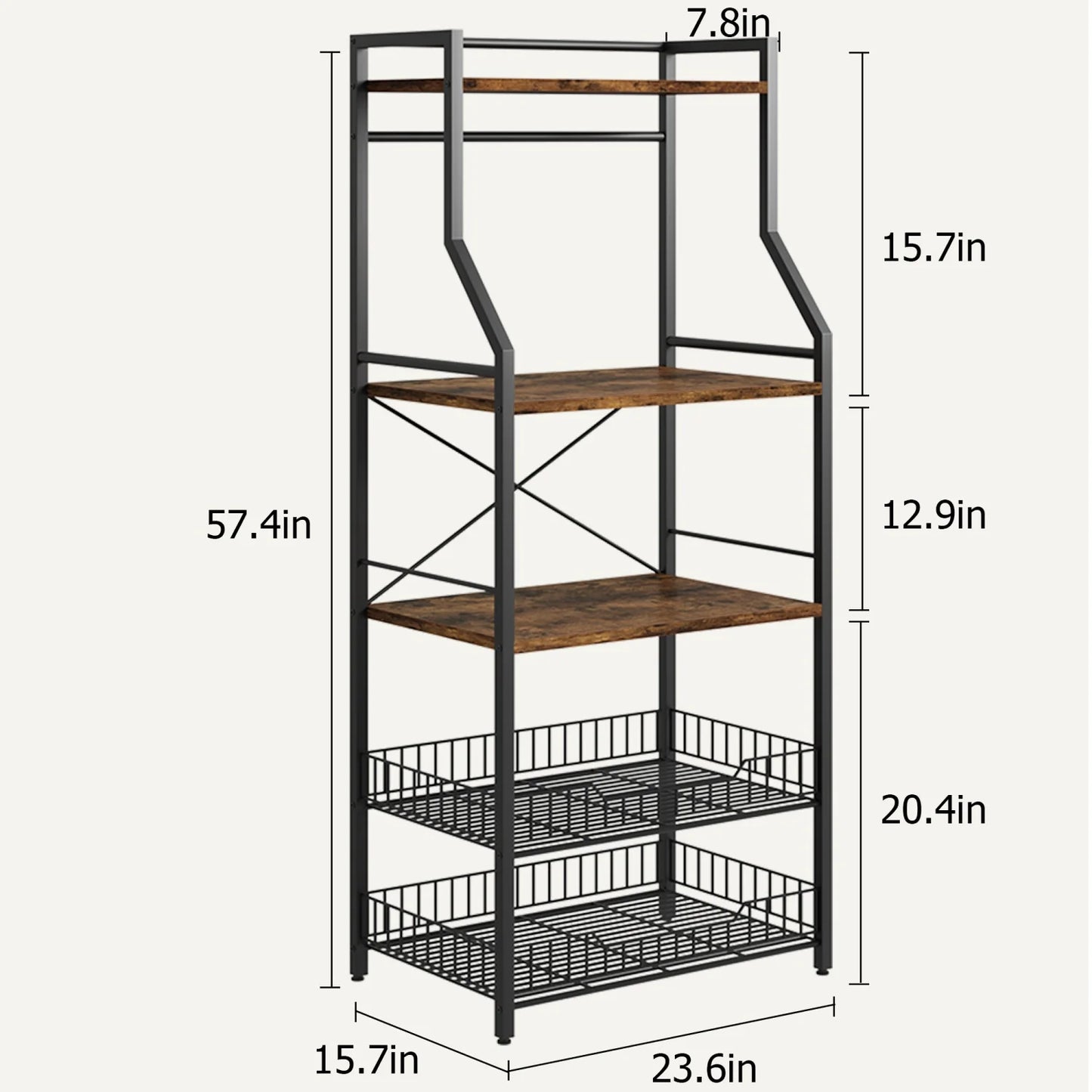 Kitchen Bakers Rack/ Microwave Oven Stand