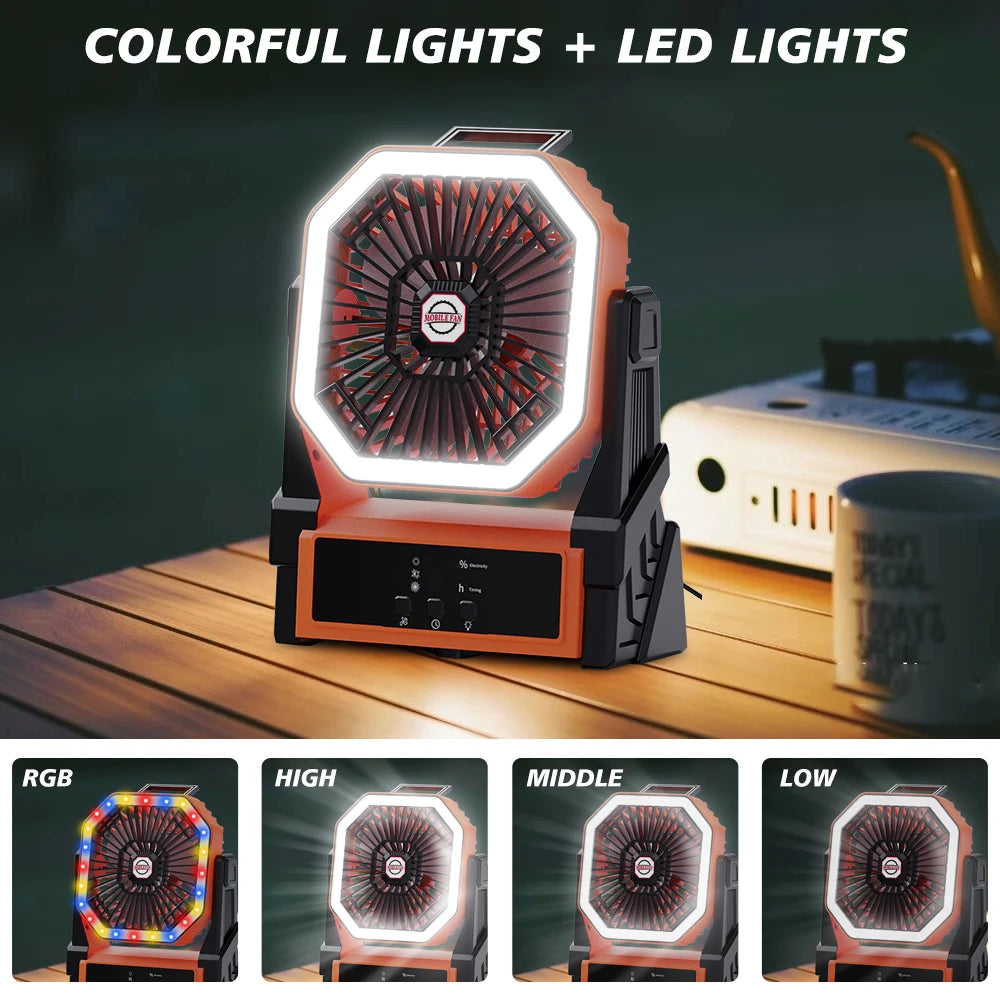 USB Rechargeable Portable Outdoor Fan