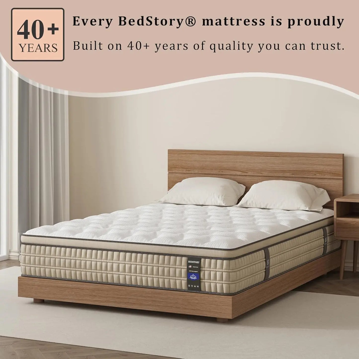 12 Inch Full/Queen/King Hybrid Gel Memory Foam Mattress