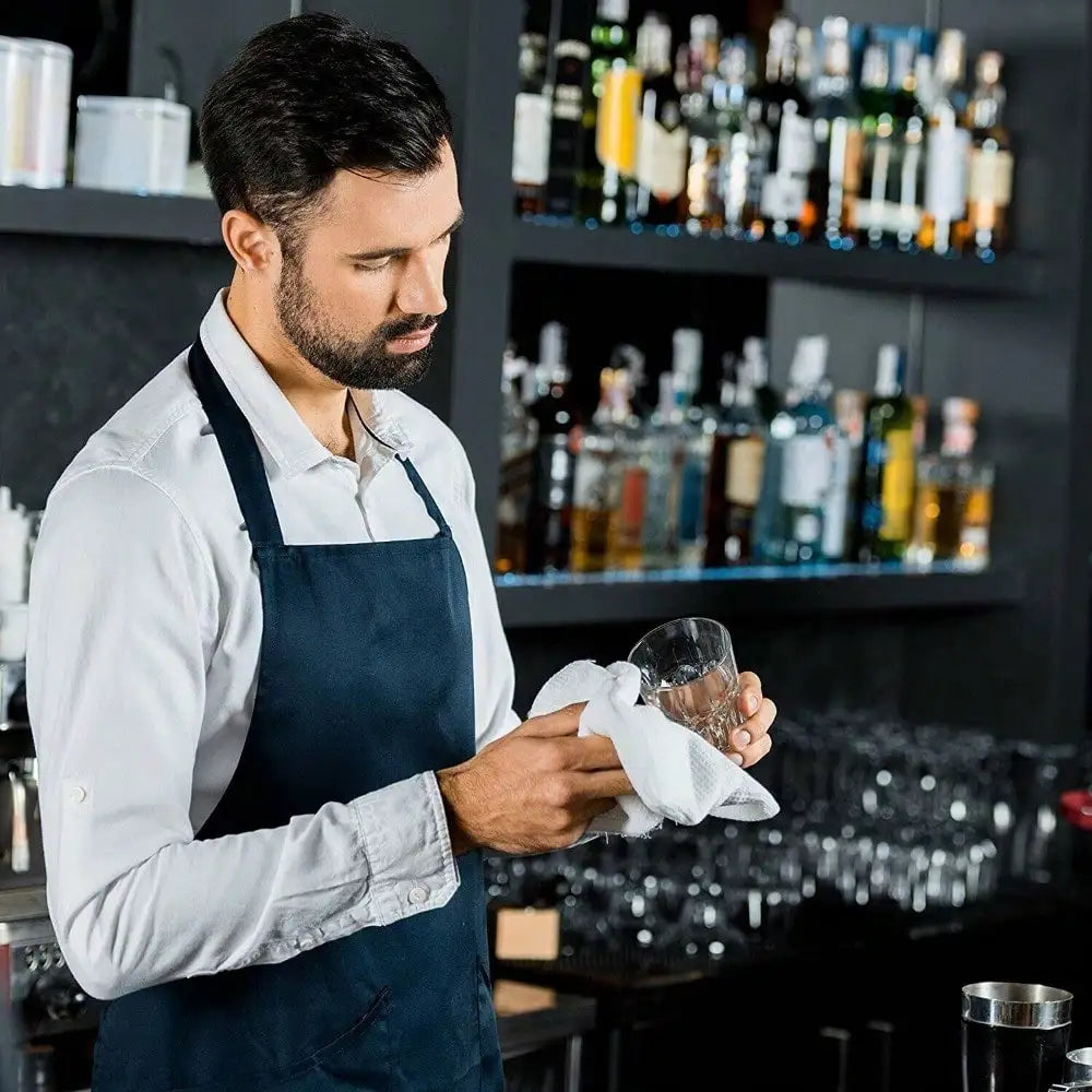 Blue Cotton Cleaning Towels Pack of 24